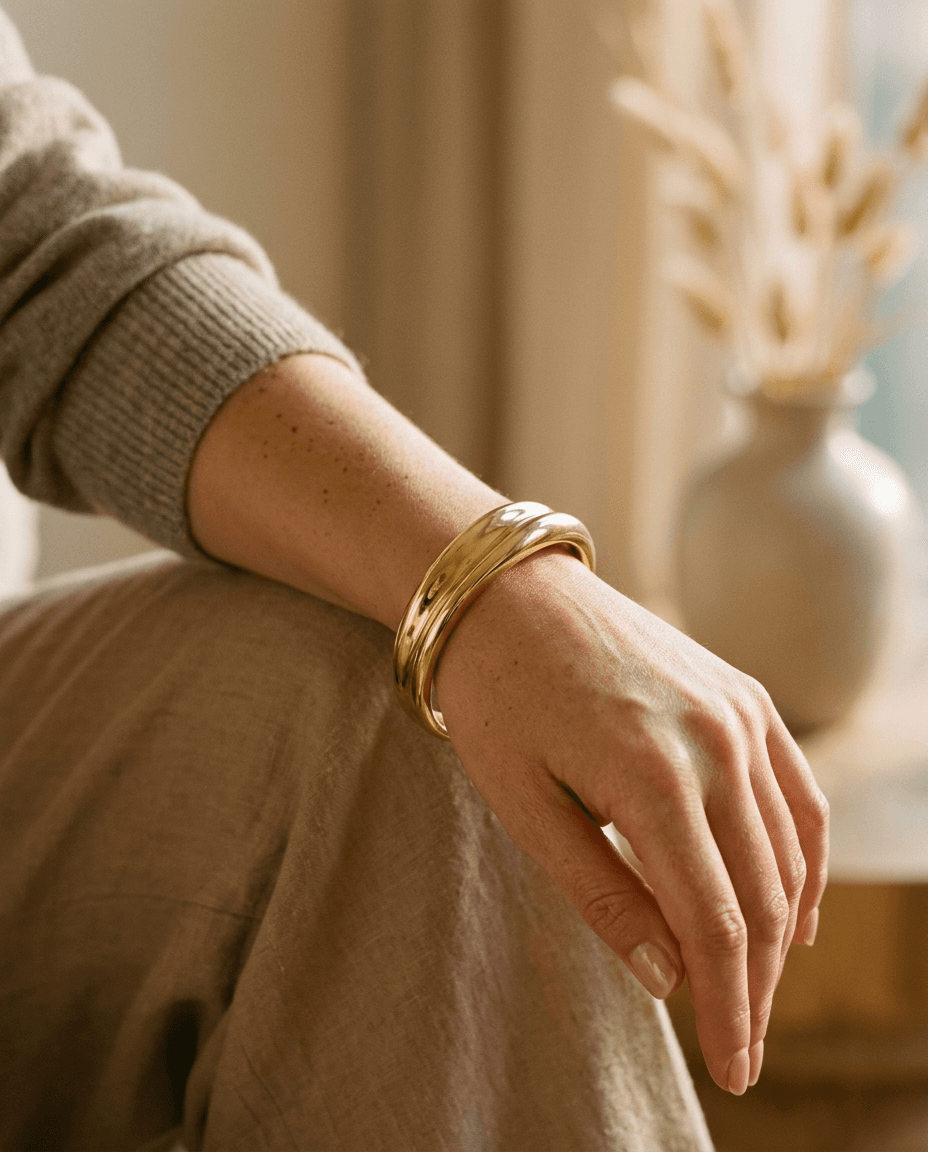 Bangle Marco em uso